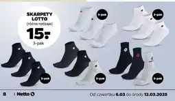 Netto Skarpety damskie Lotto oferta