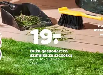 Netto Szufelka duża ze szczotką Garden Tech oferta