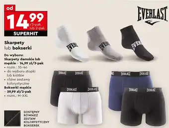 Biedronka Bokserki męskie Everlast oferta