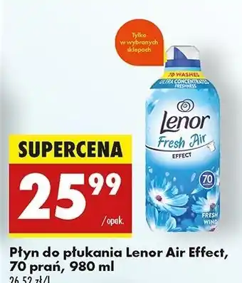 Biedronka Płyn do płukania fresh wind Lenor Fresh Air Effect oferta