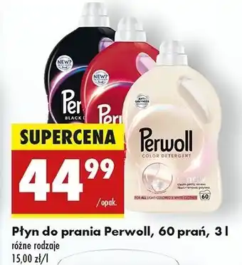 Biedronka Płyn do prania light colors Perwoll Renew oferta