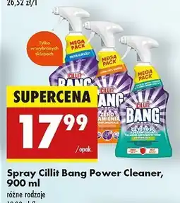 Biedronka Spray do czyszczenia czystość i dezynfekcja Cillit Bang Power Cleaner oferta