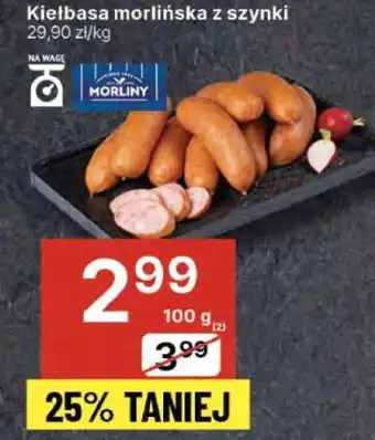 Delikatesy Centrum Kiełbasa morlińska z szynki oferta