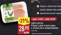 ALDI Filet z piersi kurczaka Mięsne Specjały Dobry Kurczak oferta