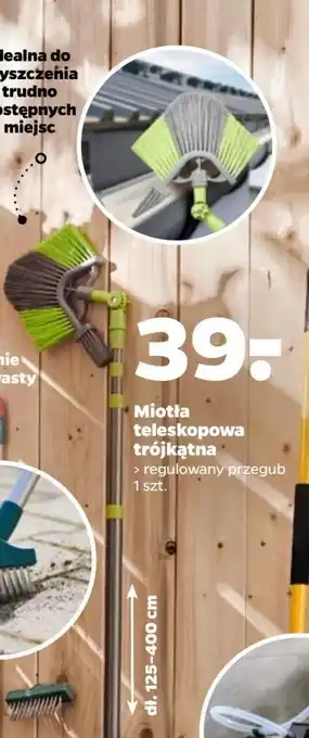 Netto Miotła teleskopowa trójkątna Garden Tech oferta