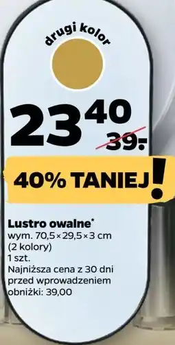 Netto Lustro owalne 70.5 x 29.5 3 cm oferta