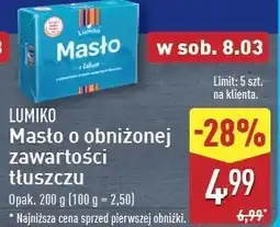 ALDI Masło 61% tłuszczu Lumiko oferta