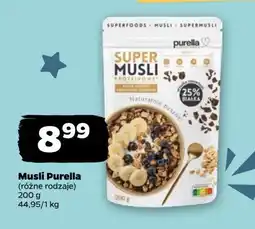 Netto Musli proteinowe Purella super musli Purella food oferta