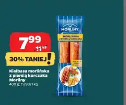 Netto Kiełbasa morlińska z piersi kurczaka Morliny oferta