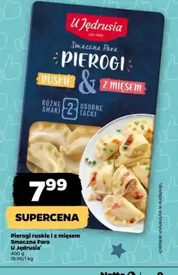 Netto Pierogi ruskie i z mięsem U jędrusia oferta