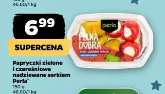 Netto Papryczki zielone i czereśniowe nadziewane serkiem Perla antipasti oferta