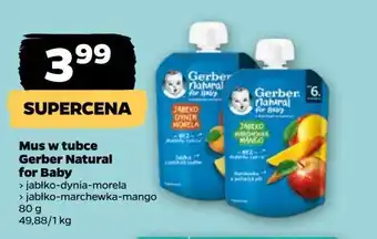 Netto Deserek jabłko marchew i mango Gerber natural for baby oferta