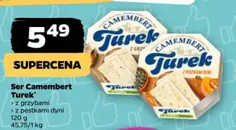 Netto Ser camembert z prażonymi pestkami dyni Turek naturek Turek 123 oferta