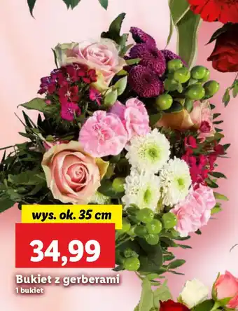 Lidl Bukiet z gerberami oferta