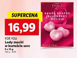 Lidl For you lody mochi w kształcie serc oferta