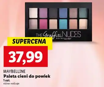 Lidl Maybelline paleta cieni do powiek oferta