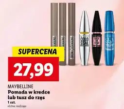 Lidl Maybelline pomada w kredce lub tusz do rzęs oferta