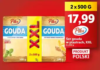 Lidl Ser gouda w plastrach, XXL oferta