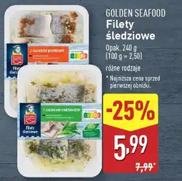 ALDI GOLDEN SEAFOOD Filety śledziowe oferta