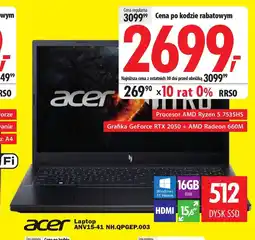 Media Expert Laptop Acer oferta