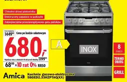 Media Expert Kuchenka gazowo-elektryczna Amica oferta