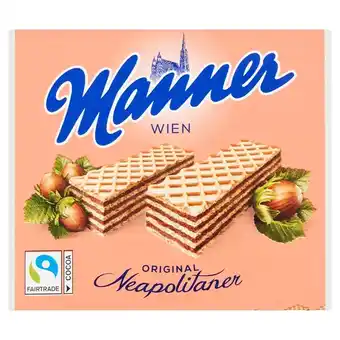 Netto Manner Chrupiące wafle z nadzieniem orzechowym 75 g oferta