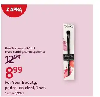 Rossmann Pędzelek do nakładania cieni For Your Beauty oferta