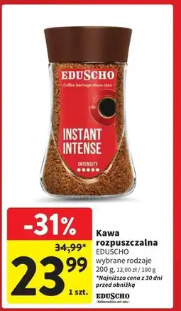 Intermarche Eduscho Instant Intense Kawa rozpuszczalna 200 g oferta