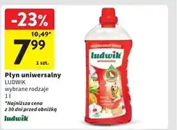 Intermarche Ludwik Płyn uniwersalny kwiaty orchidei z nutą frezji 1 l oferta