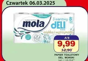 Primus Mola Delikatna Morska papier toaletowy 8 rolek oferta