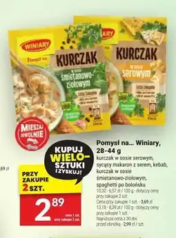 Twój Market Winiary Pomysł na... Kurczak w sosie serowym 28 g oferta