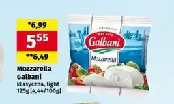 Społem Galbani di Latte di Bufala Ser Mozzarella 125 g oferta