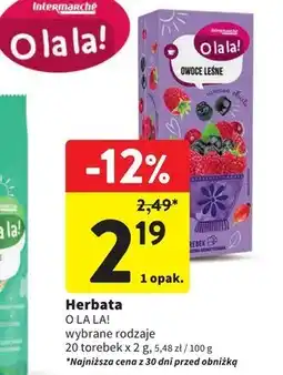 Intermarche Herbata O La La! oferta