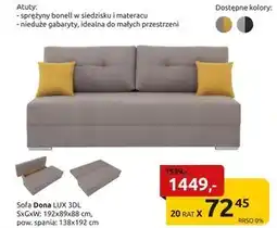 Black Red White Sofa Lux oferta