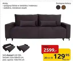 Black Red White Sofa Lux oferta