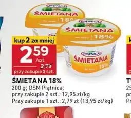 Stokrotka Optima Piątnica Śmietana 18 % 200 g oferta