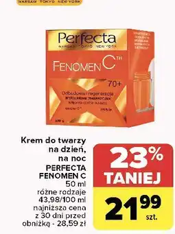 Carrefour Krem do twarzy Perfecta Fenomen C 70+ oferta