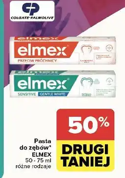 Carrefour Pasta do zębów z aminofluorkiem Elmex Sensitive oferta