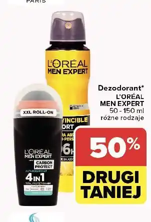 Carrefour Anti-perspirant 4 in 1 L'oreal Men Expert Carbon Protect oferta