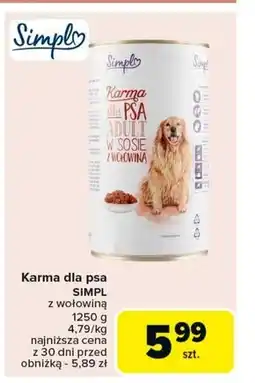 Carrefour Karma dla psa Simpl oferta