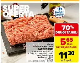 Carrefour Mięso mielone wieprzowe Carrefour Targ Świeżości oferta