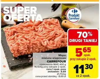 Carrefour Mięso mielone wieprzowe Carrefour Targ Świeżości oferta