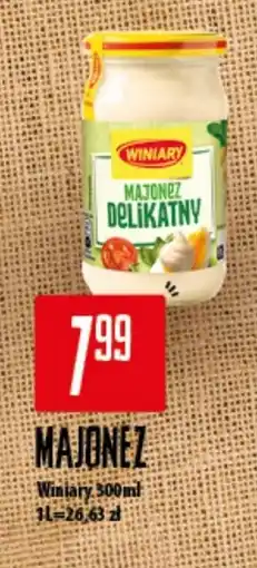 Społem Winiary Majonez delikatny 300 ml oferta