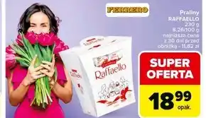 Carrefour Raffaello Chrupiący wafelek z kokosem i całym migdałem w środku 230 g oferta