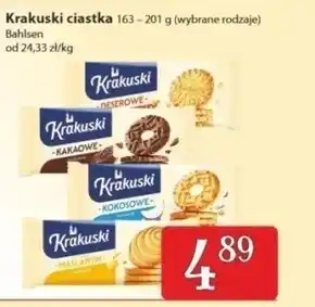 Społem Krakuski Herbatniki o smaku maślanym 201 g oferta