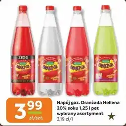 Społem Oranżada Hellena Oranżada Czerwona 1,25 l oferta