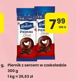 Sedal Krakuski Pierniki z sercem w czekoladzie 300 g oferta