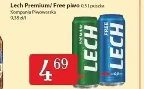 Społem Lech Premium Piwo jasne 500 ml oferta