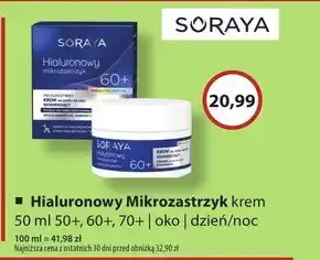 Drogeria alicja Soraya Hialuronowy Mikrozastrzyk Progresywny krem na dzień i na noc przeciwzmarszczkowy 50+ 50 ml oferta