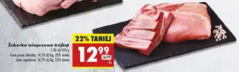 Biedronka Żeberka wieprzowe trójkąty oferta